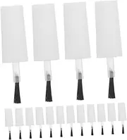 VALICLUD 25pcs Gel Nail Polish Brush for Precision Application Soft Bristles for Smooth Finish Easy Replacement for Nail Art Manicure for Gel Dip Powder Liquid Use