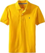 [IZOD] Big Boys' Solid Pique Polo Shirt, Freesia, Small