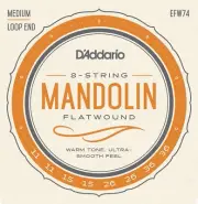 D'Addario Mandolin Strings Flat Wound EFW74 11-36 Loop End