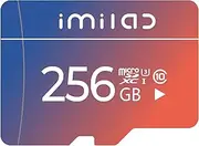IMILAB microSDXC UHS-I Memory Card, U3, A2, V30, Class 10, Micro SD Card Compatible with IMILAB Security Camera (256, GB)