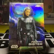 2024 star wars topps chrome refractor Fourth Sister Two Variations