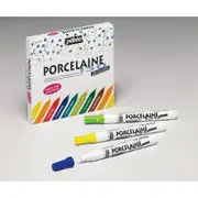 9pc Pebeo Porcelaine Paint Markers 150 0.7mm Nib Creative Art Painting