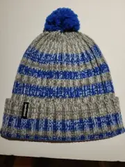 Patagonia Wool Pom Beanie. Alpine Blue/Grey