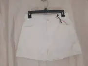 SUPRE DENIM WHITE WOMEN SHORT SIZE 10 WITH MARK
