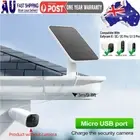 Solar Panel USB for eufyCam eufy Cam 2/2C/2C Pro/E/2 Pro/SoloCam E20 E40 AU