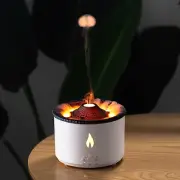 Volcano Humidifiers, Ultra Silent Flame Diffuser Humidifier 360ML, Jellyfish/Fla