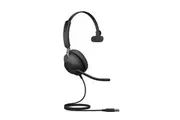 JABRA Evolve2 40 SE Wired USB-A UC Mono Headset, 360 Busy Light, Noise Isolationg Ear Cushions, 2Yr