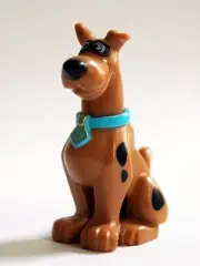 LEGO Scooby-Doo - Minifig, Animal Dog - Scooby-Doo Sitting - Complete Assembly