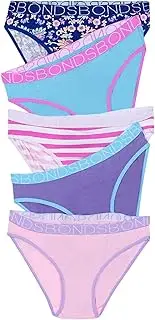 [Generic] 10 x Bonds Girls Bikini Underwear Multi 18W Print 12-14