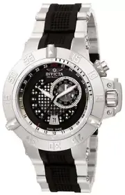 Invicta 6161 Subaqua Noma III Swiss GMT Date Stainless Steel Mens Watch