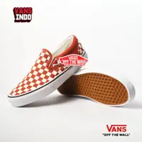 在飛比找蝦皮購物優惠-范斯 Vans Slip On 棋盤格紅色 Picante 