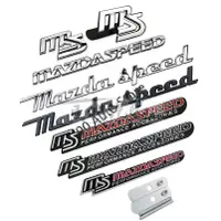 在飛比找蝦皮購物優惠-改裝 MS Mazdaspeed 金屬車身貼紙適用於馬自達 