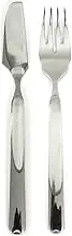 Mepra Goccia 102422021 24 Pcs Fish Serving Set – Metallic Tableware, Dishwasher Safe Cutlery