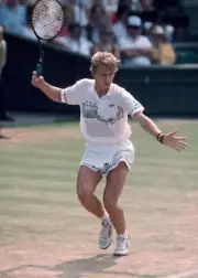 Steffi Graf of Germany in action during the Wimbledon Lawn Tennis - Old Photo 6