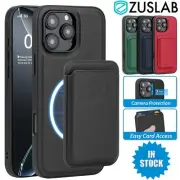 For iPhone 15 16 14 13 12 11 Pro Max XS XR 8 Plus SE Case Magnetic Wallet Card