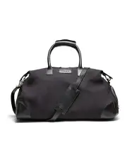 [Aquila] Yale Canvas Weekender Bag in Black
