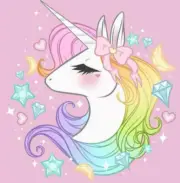 5D Diamond Painting Pink Bow Unicorn Kit
