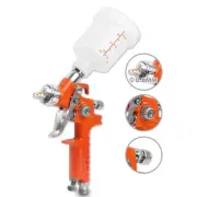Gravity Mini HVLP Spray Gun 125mL 0.8mm Air Nozzle Low Pressure Painting Sprayer