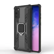 For Samsung Galaxy S20 Case, Shielding Cover, Ring Holder, Black
