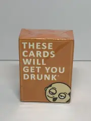 These Cards Will Get You Drunk, Adult Drinking Party Game Stocking Stuffer NEW