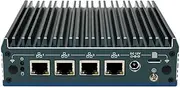 HUNSN Din Rail Micro Firewall Appliance, Mini PC, OPNsense, VPN, Router PC, N100, RX17, AES-NI, SIM Slot, COM, 4 x 2.5GbE I226-V, HDMI, DP, TPM2.0, 16G RAM, 128G SSD
