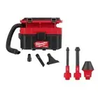 Milwaukee PACKOUT Wet/Dry Vacuum 2.5 Gal. 18V L-Ion w/ Conduit Line Puller Kit
