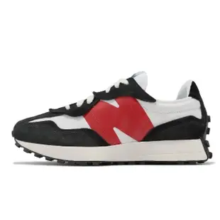 【NEW BALANCE】休閒鞋 327 男鞋 女鞋 黑 白 紅 復古 麂皮 大N NB 情侶鞋 紐巴倫(U327WEA-D)