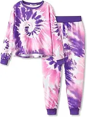[Topgal] Soft Little/Big Girls Long Sleeve Crop Top & Joggers Fall Size 6-18