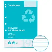 Studymate A4 Recycled Binder Book 192 Page