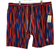 Psycho Bunny Larkin Multicolored Swim Shorts Mens Sz XXXL Bunny Logo (N4) NWTs