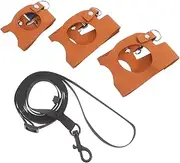 FUTUREORYY 1 Set Adjustable Small Animal Harness Set Lightweight Lizard Leash for Bearded Dragons and Reptiles Easy Wear Vest with Dual Fixed Points for Outdoor Travel
