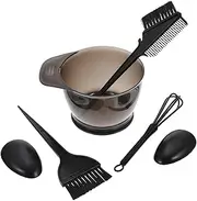 MOTHNUR 1set Hair Dyeing Wide Tooth Comb Tinting Bowl Brush Ear Complete Hair Treatment Tools for Salon Quality Styling