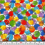 Beary Happy Birthday by The Berenstain Bears for Moda Cotton HALF YARD Remnant