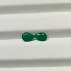 Natural Emerald Pear Cut 3x5 MM 1.16 Cts 2 pcs-Pair parcel Green-Emerald Setting