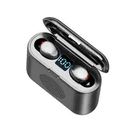 Bluetooth Wireless Earbuds With Power bank 9D & Surround Sound Professional Ergonomic Stereo With Noise Cancellation True Wireless Earbuds Earphones Headphones Headset - Earbuds Style