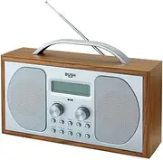 BUSH DAB/ FM STEREO RADIO IN A WOODEN CABINET