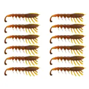 2x 6PK 3In Rapala Crush City The Imposter Plastic Prawn Lures - Motor Oil UV