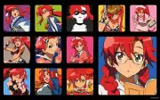 Anime tengen toppa gurren lagann top Playmat Gaming Mat