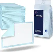Comfortz Incontinence Bed Pads 90 x 60cm, 30 Sheets, Disposable - 1100ml Highly Absorbent Soft Wetting Sheets, Odorless & Leak Proof Bed Pads – Suitable for Mattress, Sofa or Chair