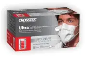 Crosstex Securefit Ultra Sensitive Earloop Mask, White GCFCXSSF ( Pack of 50)