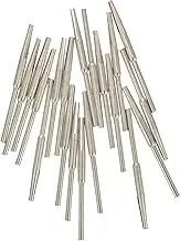 Generic 20pcs Sandpaper Clamping Rod Drill Sanding Sticks Belt Dsanding Pad Discsiscs Sandpaper Clamp Rod Scratch Drywall Bristle Wire Sander Sand Paper Sandpaper Splits Holder Iron Silver