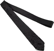 [Healvian] Sparkly Sequin Necktie for Weddings Parties and Stage Performances Gender Decorative Tie for Men and Women Versatile Accessory Occasion