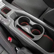 Auovo 8pcs Anti-dust Mats for Toyota 86 Subaru BRZ Scion FR-S Accessories 2020 2019 2018 2017 2016 2015 2014 2013 Door Pocket Slot Liner Pad Car Cup Holder Insert Center Console Interior(Red)