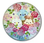 迪士尼DISNEY UFUFY 水果花卉系列 透明磁鐵拼圖(16片/圓形)-玫瑰