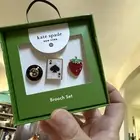 kate spade new york + Target | 3 pc. Brooch Pin Set | 8 Ball, Ace, Strawberry