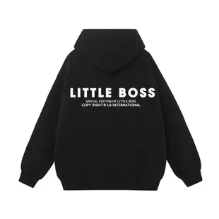 連帽衫 BOXY Little Boss P018 本地品牌棉氈 350GSM