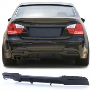 For BMW 3er E90 E91 2005-2012 With M-PACKET Rear Diffuser Black Matte