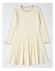 [Origami] Abbey Lurex Knit Dress in Cream