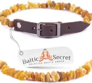 Baltic Secret Amber Chain for Dogs, Tick Protection for Dogs, Fleas Dogs, Tic...