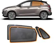 X-CAR Port Rear Window Sun Shade for Hyundai Kona 2017-2023 Magnetic Car Sun Blind Mesh